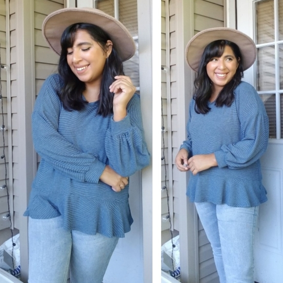 KEEPING IT REAL NUDE PEACH TUNIC TOP - Picture 9 of 11